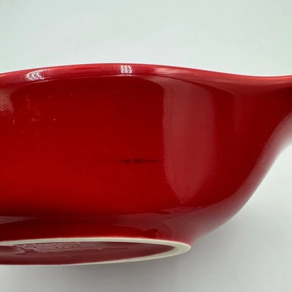 Pfaltzgraff Red Glazed Baked Potato Dishes - Set of 2 - Picture 7 of 7